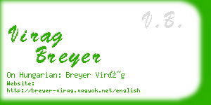 virag breyer business card